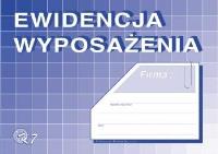 Opakowanie Ewidencja wyposażenia K7