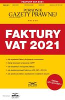 Okładka książki Faktury 2021. Podatki 10/2021