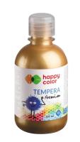 Opakowanie Farba Happy Color Tempera 300 ml - złoty