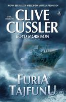 Furia tajfunu. Autor: Clive Cussler, Morrison Boyd. SmakLiter.pl Okładka książki Furia tajfunu