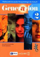 Generacion 2 Podręcznik. Autor: Aurora Martin de Santa Olalla, Ujazdowska Dominika. SmakLiter.pl Okładka książki Generacion 2 Podręcznik
