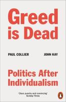 Greed Is Dead. Autor: Collier Paul, Kay John. SmakLiter.pl Okładka książki Greed Is Dead