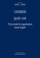 Język i mit. Przyczynek do zagadnienia imion bogów. Autor: Cassirer Ernst. SmakLiter.pl Okładka książki Język i mit. Przyczynek do zagadnienia imion bogów