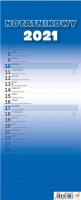 Opakowanie Kalendarz 2021 Slim notatnikowy niebieski HELMA