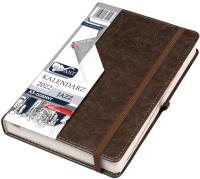 Opakowanie Kalendarz 2022 A5 Dzienny Jazz szary ELEFANT