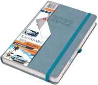 Opakowanie Kalendarz 2022 A5 Dzienny Mambo turkusowy ELEFANT