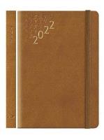 Opakowanie Kalendarz 2022 B7 Flex z gumką brązowy