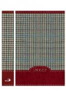 Opakowanie Kalendarz 2022 B7 Kolorowy kratka czerwona