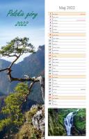 Opakowanie Kalendarz 2022 Ścienny paskowy Polskie góry