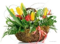 Opakowanie Kalendarz 2022 Trójdzielny Kwiaty w koszu RADWAN