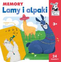 Kapitan Nauka Lamy i alpaki. Memory. Autor: Katarzyna Nowakowska-Sito. SmakLiter.pl Okładka książki Kapitan Nauka Lamy i alpaki. Memory