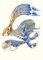 Karnet A131 B6 + koperta Biegnący zając. Wydawca: DM Collection. SmakLiter.pl Opakowanie Karnet A131 B6 + koperta Biegnący zając