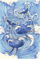 Karnet A134 B6 + koperta Wieloryby. Wydawca: DM Collection. SmakLiter.pl Opakowanie Karnet A134 B6 + koperta Wieloryby