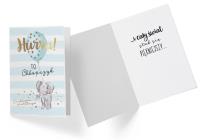 Opakowanie Karnet B6 GS-022 Narodziny chłopiec