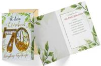 Opakowanie Karnet B6 konfetti KNF-042 Urodziny 70