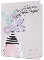 Opakowanie Karnet B6 Serdeczne Gratulacje! HM200-2247