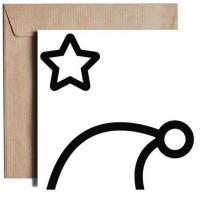 Opakowanie Karnet kw Santa in chimney KZ05