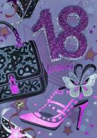 Opakowanie Karnet Przestrzenny B6 Urodziny 18 torebka