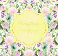 Opakowanie Karnet rozkładany piwonie