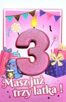 Opakowanie Karnet Urodziny 3 4K - 050