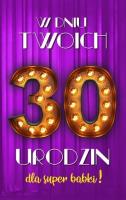 Opakowanie Karnet Urodziny 30 damskie 2K - 014
