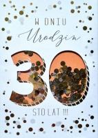 Opakowanie Karnet Urodziny 30 Gift-23