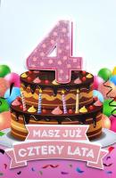 Opakowanie Karnet Urodziny 4 4K - 051