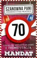 Opakowanie Karnet Urodziny 70 damskie JCX - 018