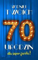 Opakowanie Karnet Urodziny 70 męskie 2K - 024