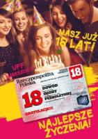 Opakowanie Karnet Urodziny Osiemnastka Gift-M-125