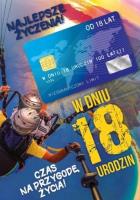 Opakowanie Karnet Urodziny Osiemnastka Gift-M-128