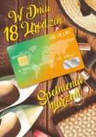 Opakowanie Karnet Urodziny Osiemnastka Gift-M-129