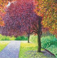 Opakowanie Karnet z kopertą Czerwona wiśnia