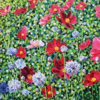 Opakowanie Karnet z kopertą Kosmosy i chabry