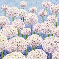 Opakowanie Karnet z kopertą Srebrny czosnek