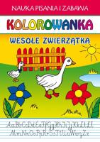 Okładka książki Kolorowanka Wesołe zwierzętka