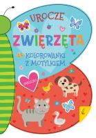 Okładka książki Kolorowanka z motylkiem. Urocze zwierzęta