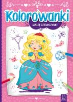 Kolorowanki małej dziewczynki. Autor: Sylwia Kajdana. SmakLiter.pl Okładka książki Kolorowanki małej dziewczynki