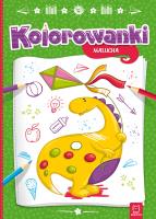 Kolorowanki malucha. Autor: Sylwia Kajdana. SmakLiter.pl Okładka książki Kolorowanki malucha