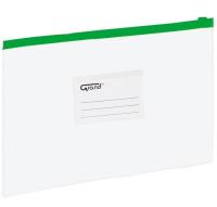 Opakowanie Koperta A4 na suwak zielony GRAND