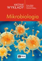 Krótkie wykłady. Mikrobiologia. Autor: Simon Baker, Caroline Griffiths, Jane Nicklin. SmakLiter.pl Okładka książki Krótkie wykłady. Mikrobiologia