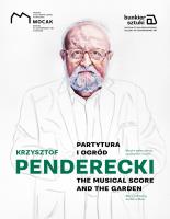 Krzysztof Penderecki Partytura i ogród. Autor: Opracowanie zbiorowe. SmakLiter.pl Okładka książki Krzysztof Penderecki Partytura i ogród
