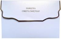 Opakowanie Książeczka welurowa Pamiątka Chrztu Świętego KW-01