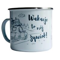 Opakowanie Kubek emaliowany - Wakacje to mój żywioł