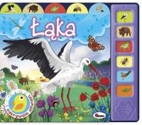 Łąka. Odkrywam dźwięki. Autor: Natalia Kawałko-Dzikowska. SmakLiter.pl Okładka książki Łąka. Odkrywam dźwięki