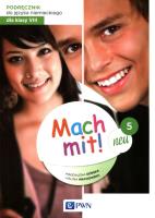 Mach mit! 5 neu KB 2021 PWN. Autor: Górska Magdalena, Wachowska Halina. SmakLiter.pl Okładka książki Mach mit! 5 neu KB 2021 PWN