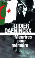 Meurtres pour memoire. Autor: Daeninckx Didier. SmakLiter.pl Okładka książki Meurtres pour memoire
