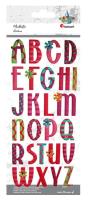 Opakowanie Naklejki wypukłe miękkie alfabet 26szt