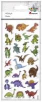 Opakowanie Naklejki wypukłe miękkie dinozaury 25szt