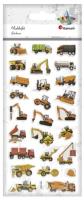 Opakowanie Naklejki wypukłe miękkie maszyny budowlane 26szt